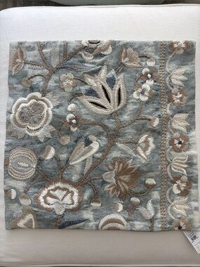 Pottery Barn Sonya Embroidered Pillow Cover